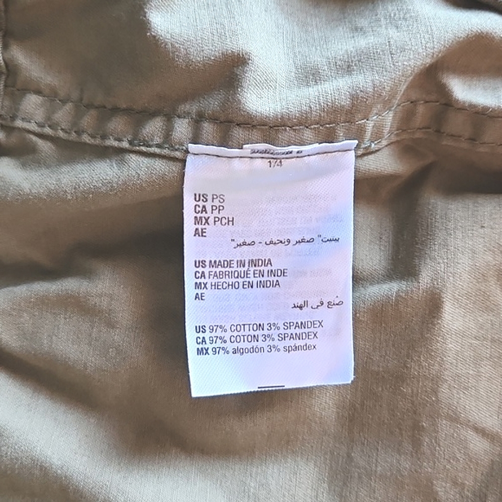 STYLE & CO, Womens, Sz. S, Petite, Olive Green, Military Style, Jacket, Coat - Picture 8 of 16